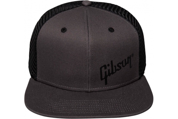 Gibson Charcoal Trucker Snapback cap